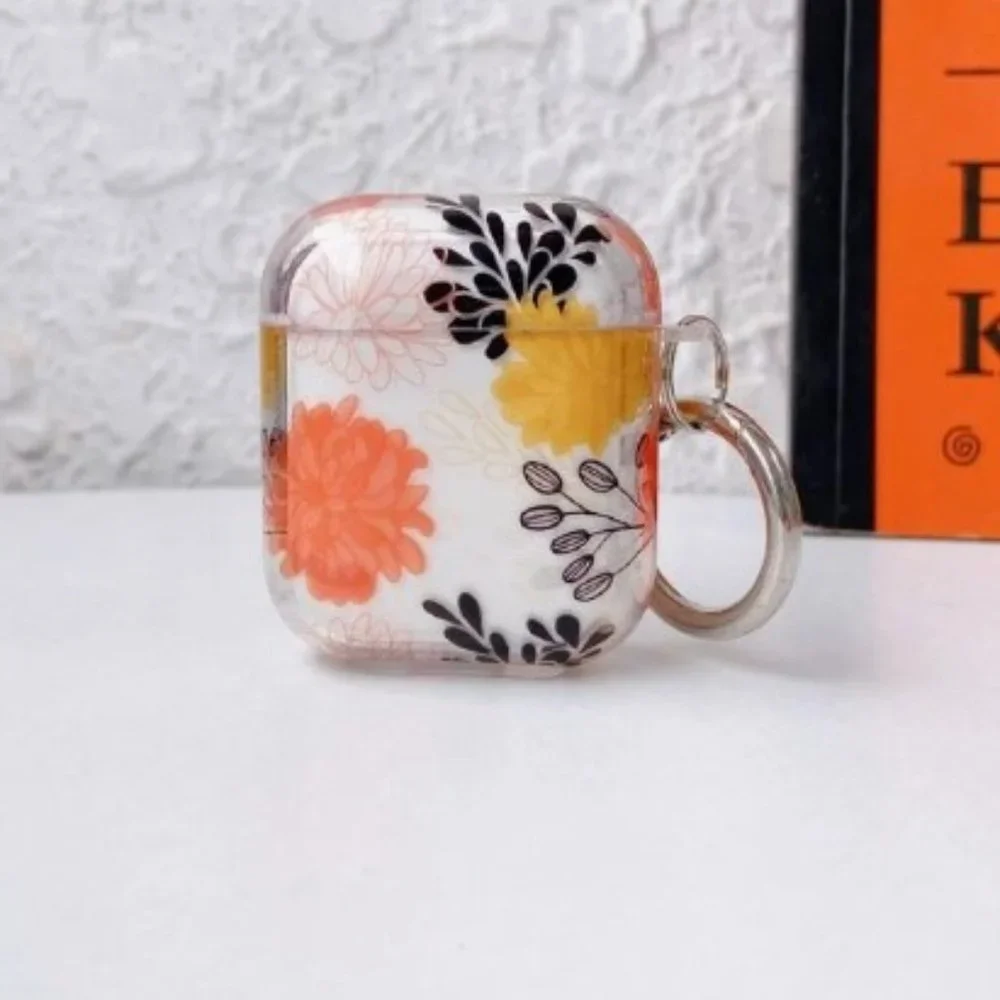 Compatible‎ with Airpods Case, Cute Floral Flower Print